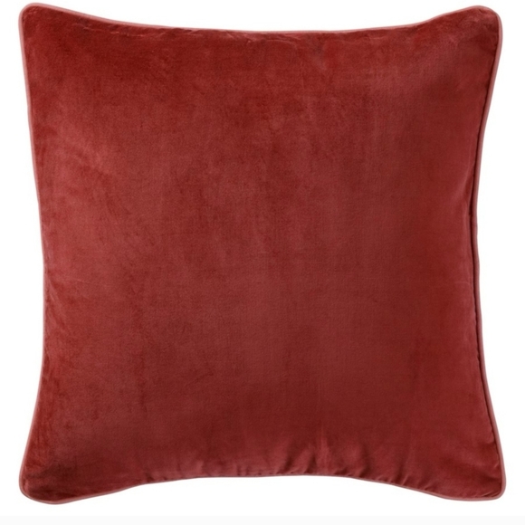 Ikea AROMATISK Pillow Cushion Cover Red Pink,Cotton/velvet 20x20" (SET OF 2) - Picture 3 of 9